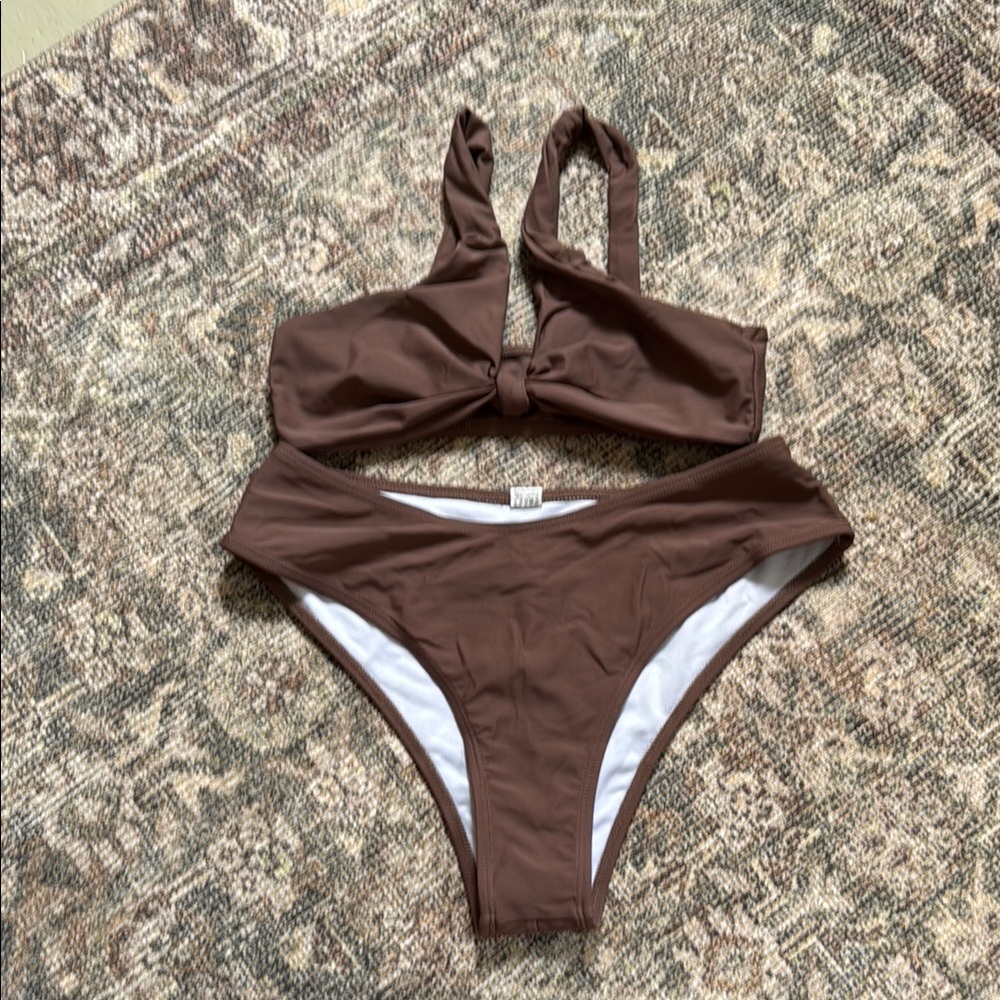 Brown Bikini Set